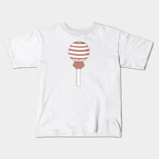 Chocolate stripe lollipop Kids T-Shirt